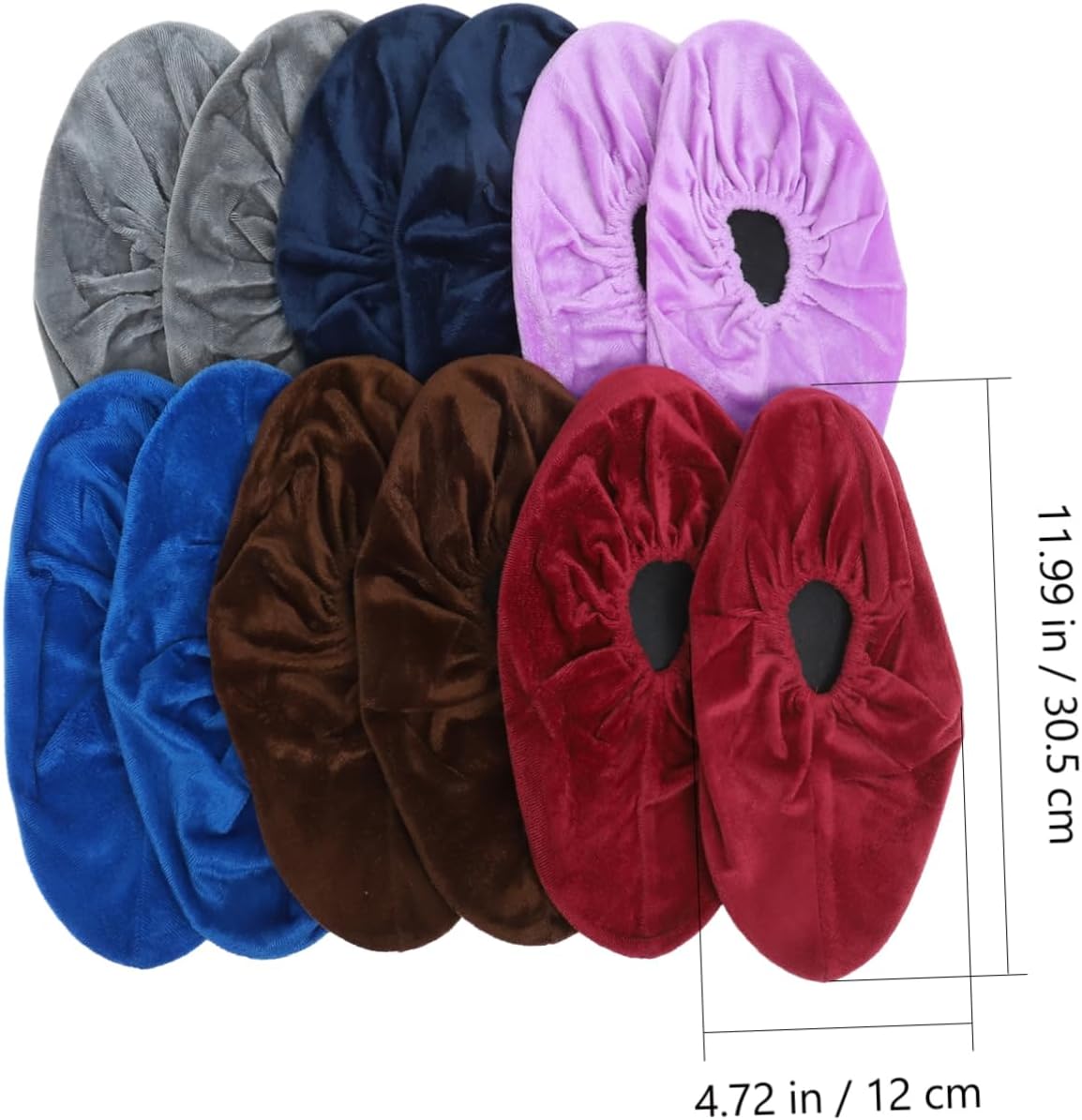 6pairs Bowling Shoe Covers Slip Resistant Sporty Indoor Outdoor Bowling Equipment