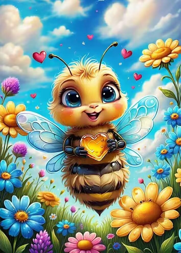 Ausanrl Bee Diamond Painting for Adults (Bee) Thumbnail