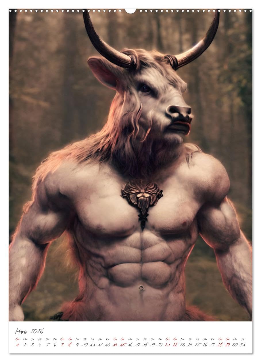 Dark Fantasy Art - Helden und Monster (Wandkalender 2026 DIN A2 hoch), CALVENDO Monatskalender: Monster und Helden portraitiert in zwölf Monaten (CALVENDO Kunst)