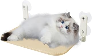 Generico Cat Hammock for Window, Cat Window Seat, Window Mounted Cat Perch, Indoor Cat Hammock, Large Cat Window Seat, Cat Perch With Suction Cups, Suction Cup Window Cat Bed