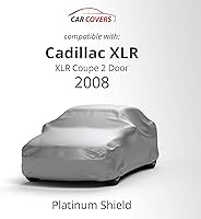 Vista 2 de Platinum Shield Funda resistente a la intemperie para automóvil compatible con Cadillac XLR Coupe 2008 de 2 puertas, exterior e interior, protege