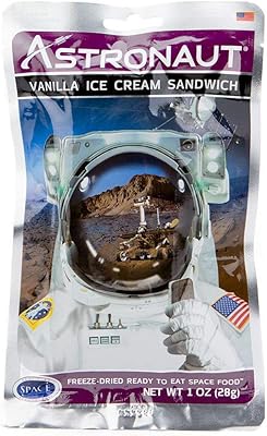 Backpacker's Pantry Astronaut Foods Freeze-Dried Ice Cream Sandwich, NASA Space Dessert, Vanilla, One Serving Pouch,Multi,...