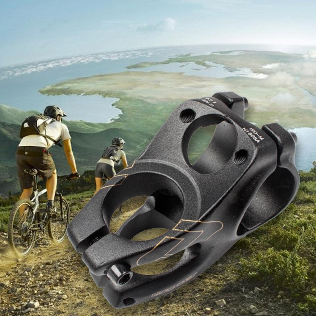 40mm Short Aluminum Alloy Stem for Road Mountain BMX Bikes, Weight & CNC Machined Handlebar Stem, Easy Installation & Universal Compatibility