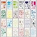 Produktbild HAKACC Schablonen Set, 24 Blätter Zeichenschablonen Stanzschablone zum Nachzeichen für Bullet Journal, Scrapbooking, Textilgestaltung, Gästebuch, DIY Geschenkkarten