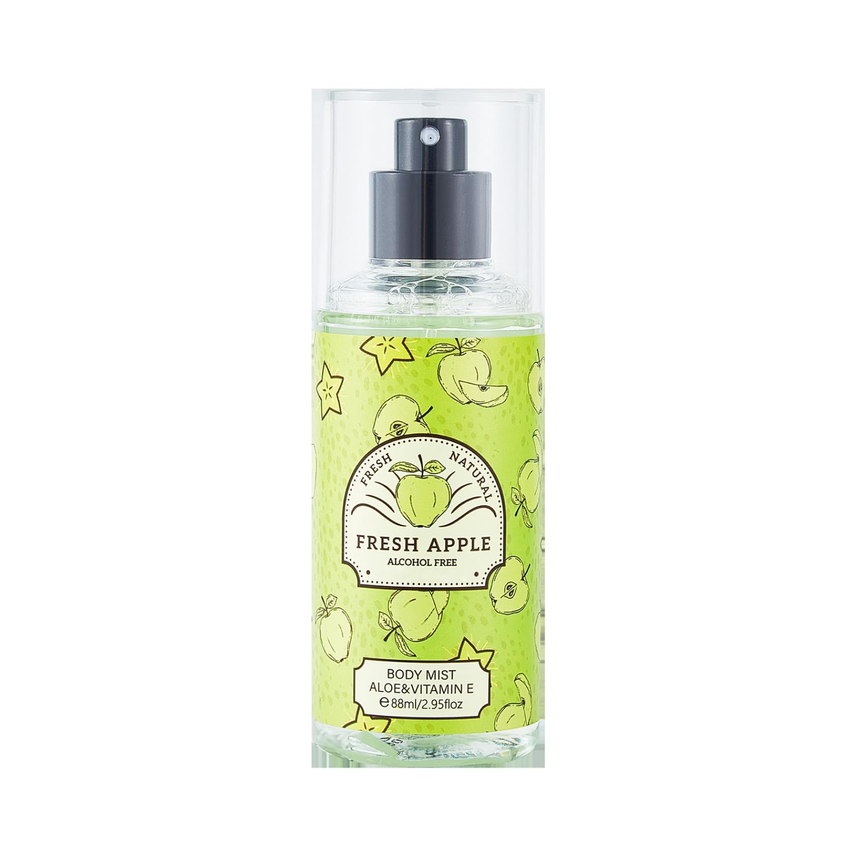 Linjinx Fresh Grape Hami Melon Scented Body Mist 88ml Non Alcoholic Perfume Spray for Women Men All Day