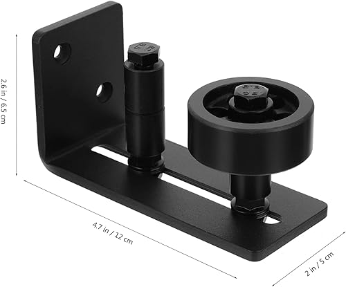 Miniatura 2 de DOITOOL Accesorios Pista de puerta corredera Guía de piso de granero de acero al carbono Puerta de granero Guía de piso de puerta de rodillo de