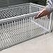 Big Foldable Galvanised Pigeon Dove Bird Trap Cage Feral Pigeon Humane Way with The one-Way Entrance Trapping Pigeons Doves in Cages (Jump cage 60cm*60cm)