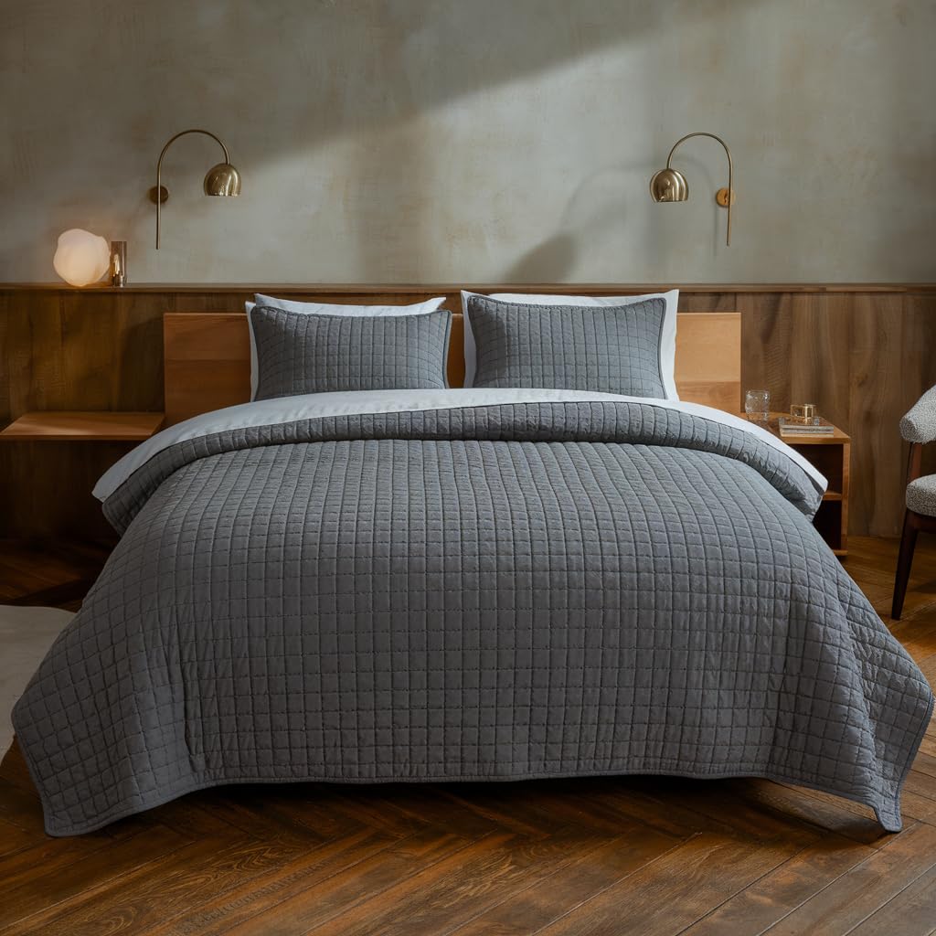 Bestcovers Narzuta dzienna, 100% wodoszczelna, 5-warstwowa narzuta z membraną TPU, antypoślizgowa, z powłoką hydrofobową, 200 x 220 cm, beżowa (szara, 220 x 240 cm)
