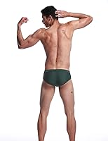 Vista 3 de SEOBEAN Traje de baño sexy de tiro bajo para hombre Boxer Brief Trunks 2231