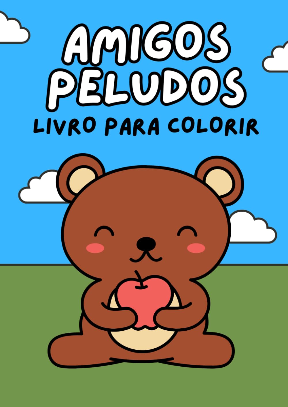Amigos Peludos: Livro para colorir
