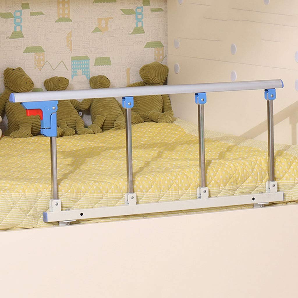 Barandilla de cama para ancianos, protector lateral de seguridad para cama individual, mango de metal plegable para adultos, barandilla de cama de hospital para discapacitados, barra de parachoques