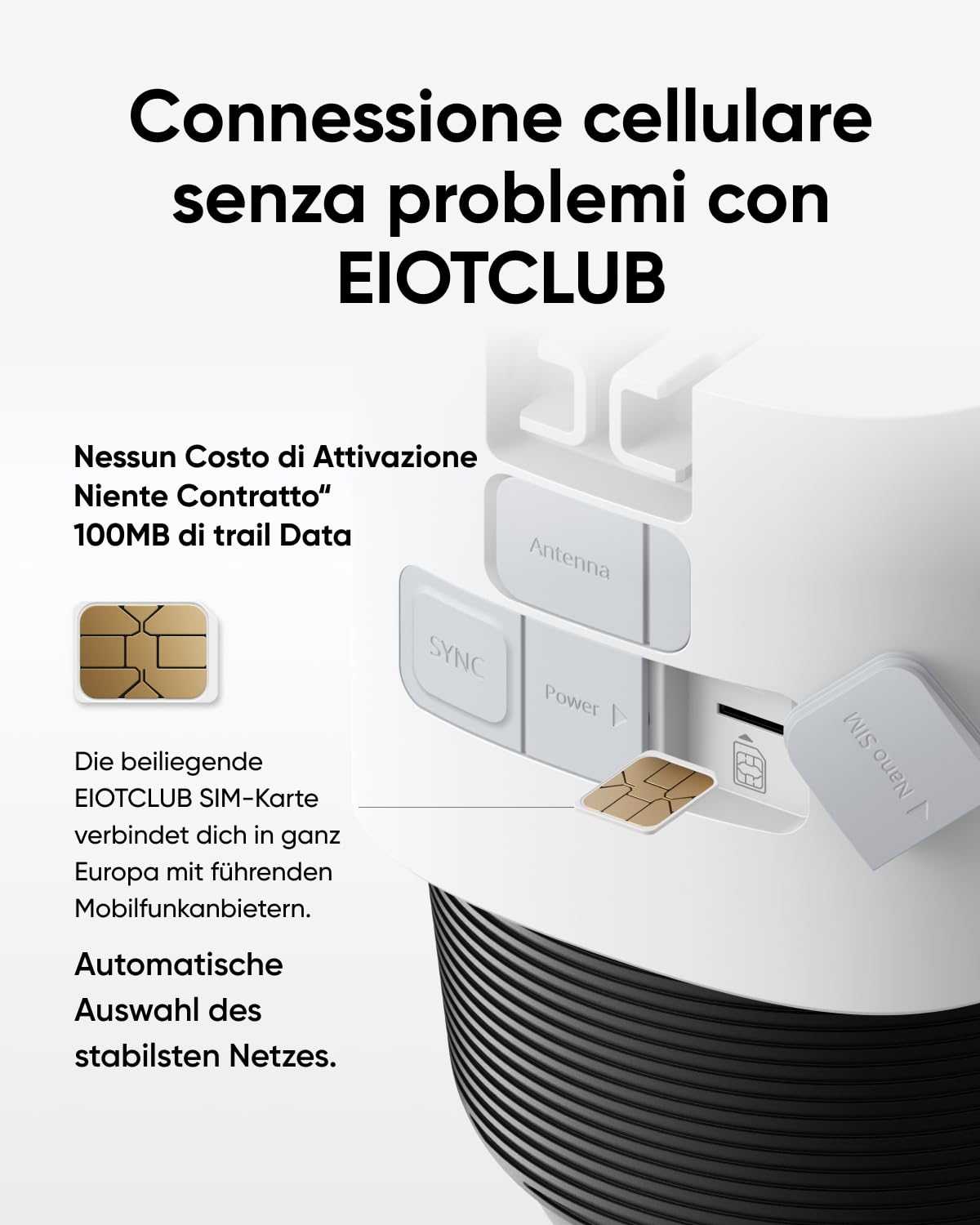 eufy Security S330 4G LTE, Telecamera Wi-Fi Esterno Pan Tilt 4K UHD | Alimentazione senza fili con pannello solare, Tracking movimento persone/veicoli via IA, Sim Card integrata.