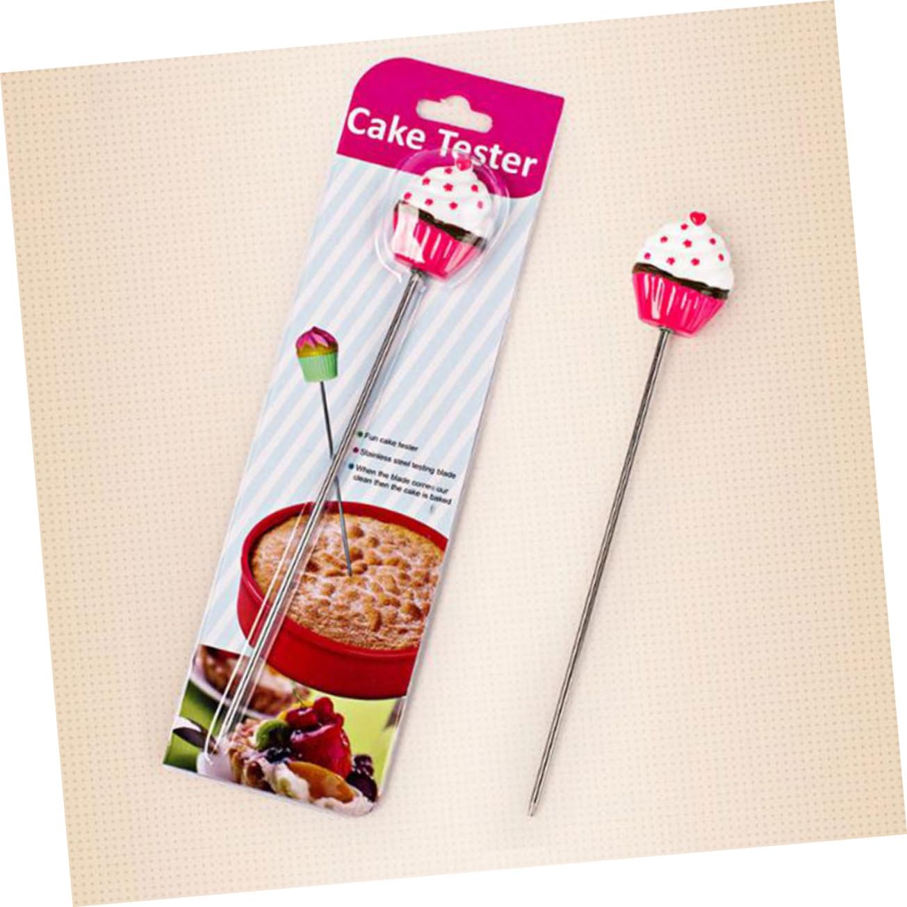 ABOOFAN 2pcs Stainless Steel Cake Tester Biscuit Baking Tool Reusable Needle Probe