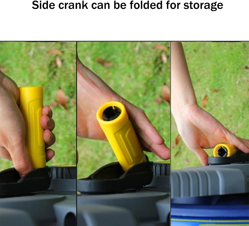 Garden Hose Reel Cart with Hose Household Car Wash ABS+Aluminum Alloy Splicing Water Pipe Cart Rack Retractable Garden Watering Hose Frame Set (Color : Blue Size : +DN15 20m Pipe) (Blue +DN50 50m More