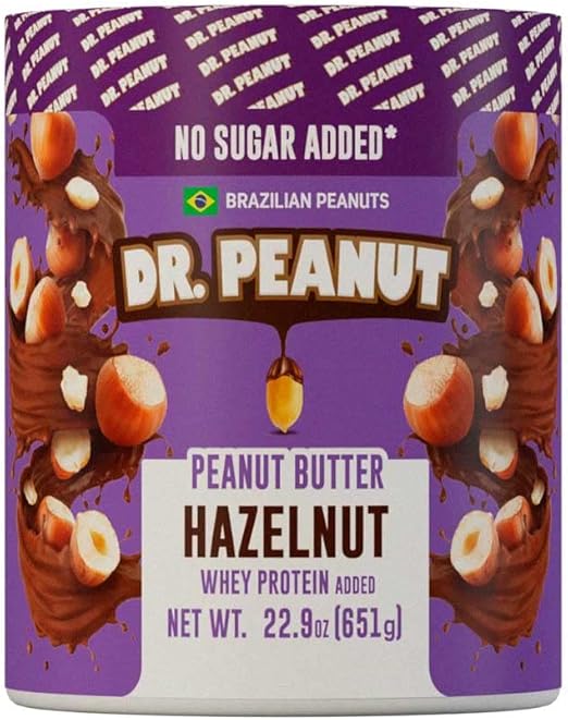 Dr. Peanut Pasta De Amendoim - 600G Avelã Com Whey Isolado