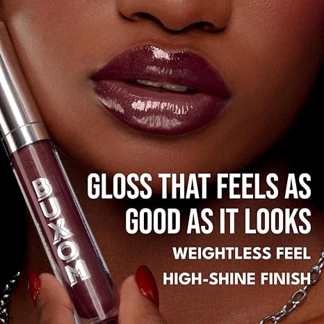 Buxom Full-On Plumping Lip Polish, Tinted Lip Plumper Gloss, Plumping Peptides & Vitamin E, High Shine Lip Gloss, Nourishes, Moisturizes & Softens Lips, Vegan