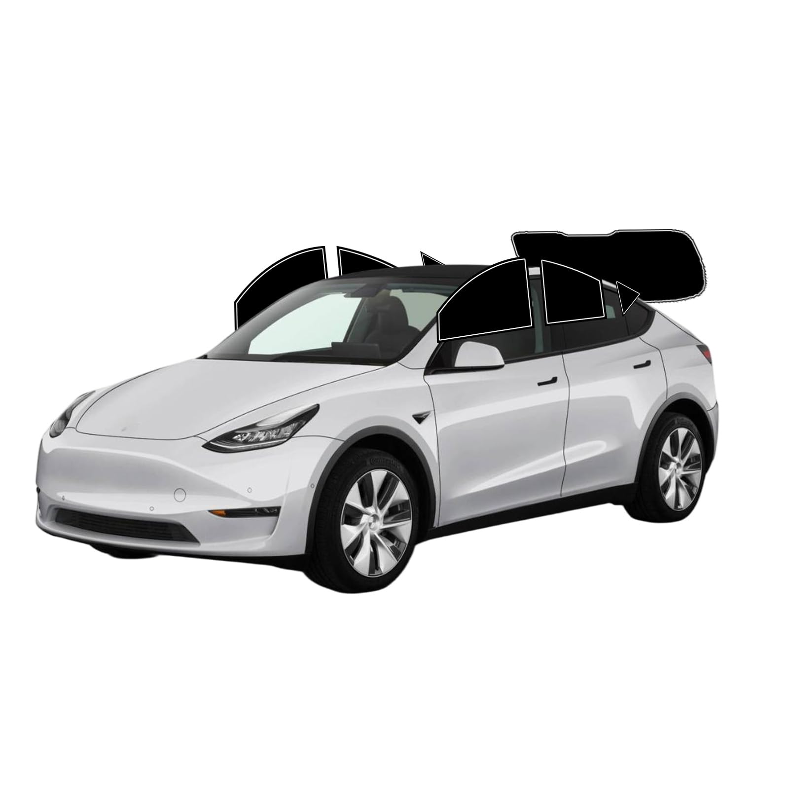 AUTOTEK Precut Window Tint Film for Tesla Model Y 2020-2024 All Side+Rear Windshield 35% VLT 2Ply Anti-Shatter, UV Block, Privacy Protection, Easy