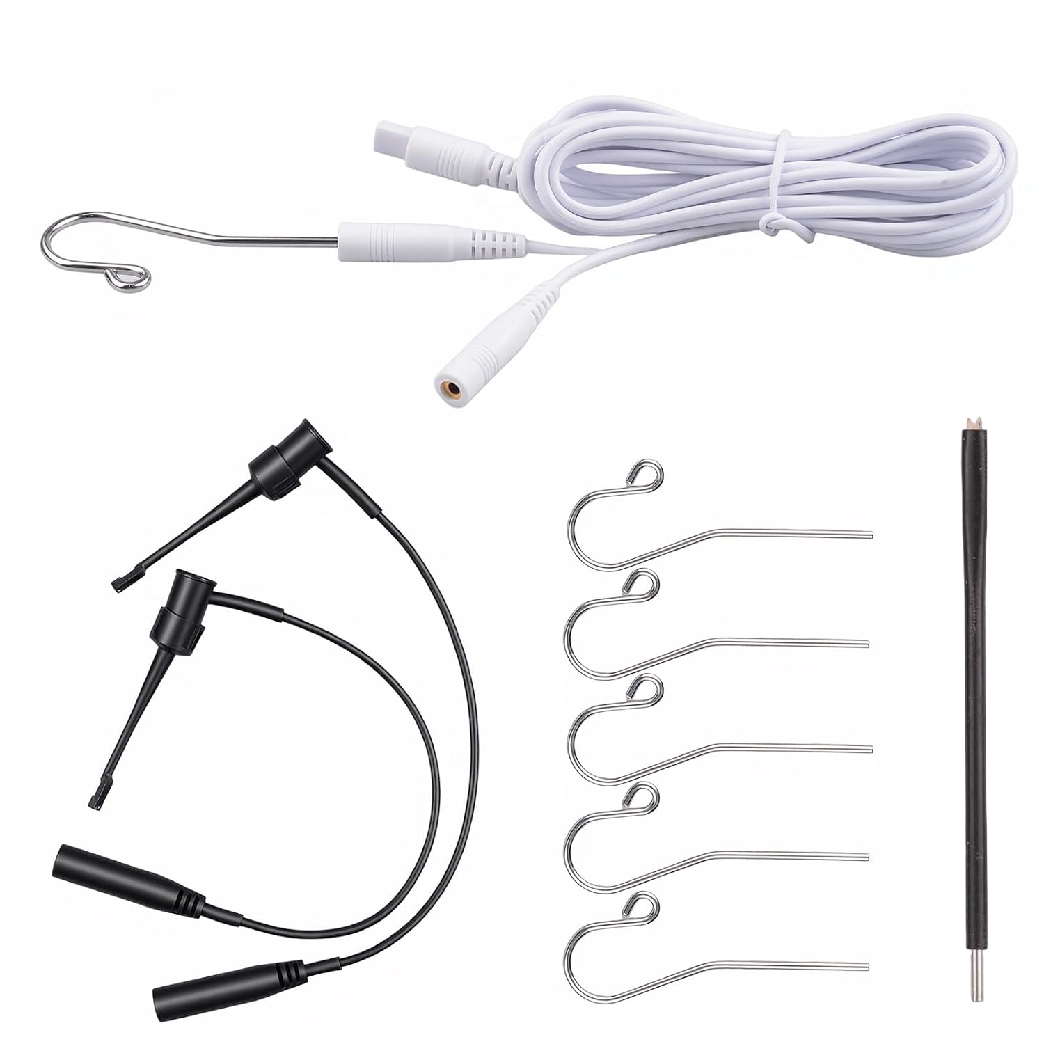 Endo Apex Locator Accessories Measuring Wire Probe Code Cable File Holder for Apex Locator 8pcs/Set