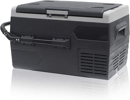 Smad Refrigerador portátil de coche de 12 voltios -4-68 Congelador eléctrico con cesta extraíble y ruedas con iluminación LED, portavasos de 53 disponible en Yaxa Colombia