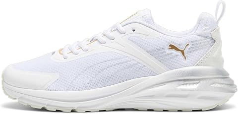 PUMA Hypnotic Metallic Shine Unisex Yetişkin Koşu Ayakkabısı, PUMA Black-PUMA Silver-Gold, 42