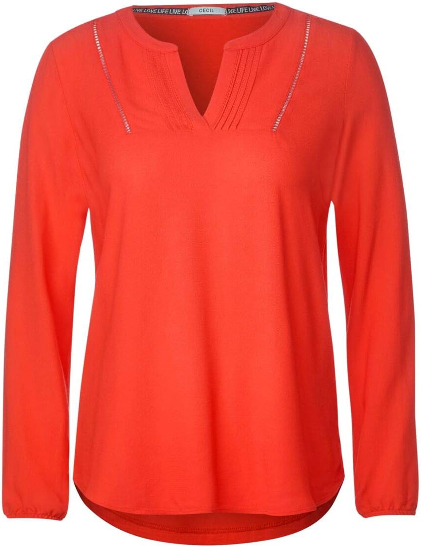Cecil Damen Bluse XXL Funky Orange