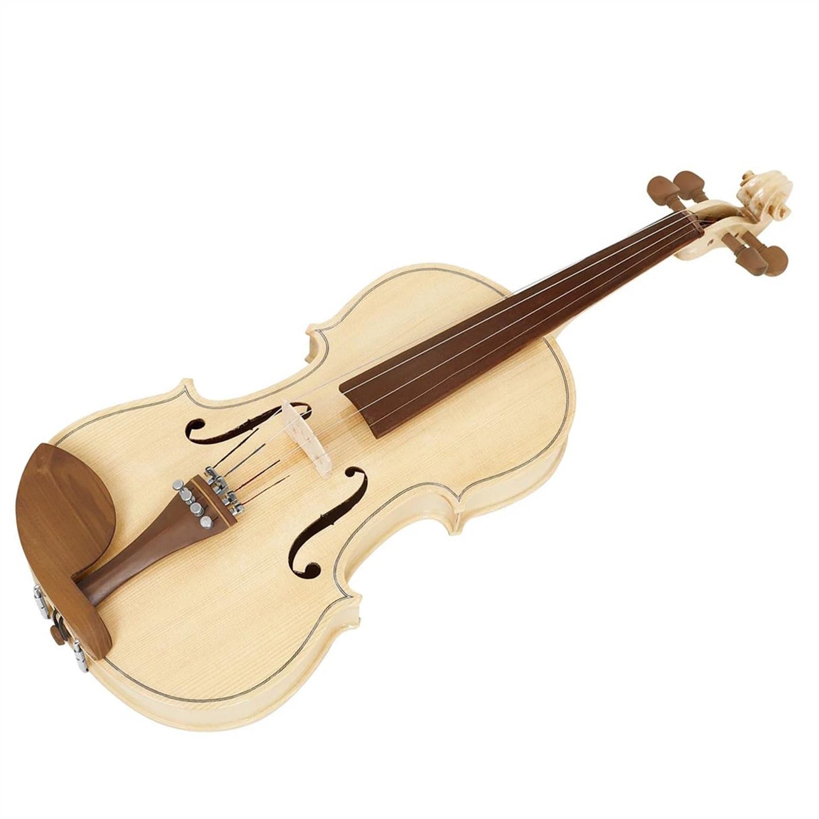 Violini Violino acustico 4/4 in legno di abete rosso per principianti con arco e custodia in legno di giuggiola