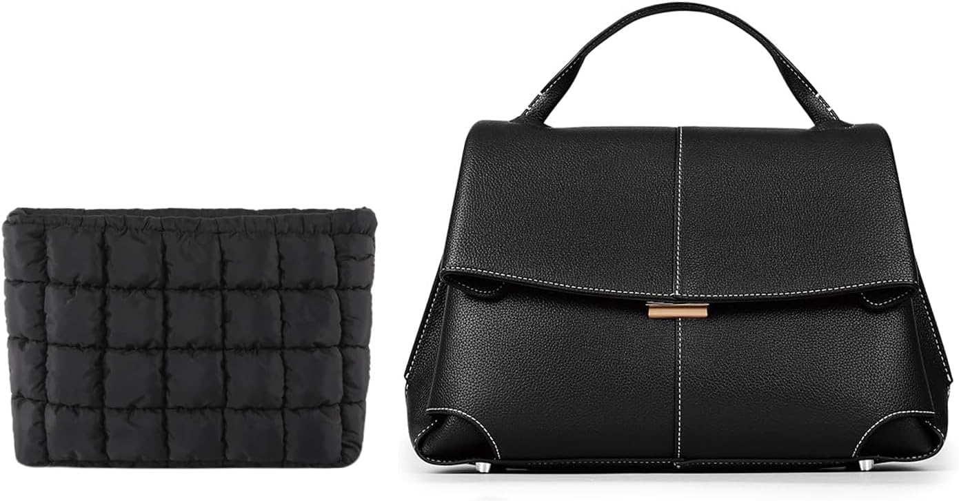 HICARRYMakeup Bag Black + Handbag Black