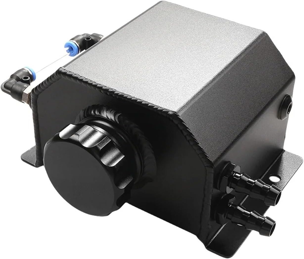 Coolant Expansion Tank 1L 2L Recovery Water Tank Aluminum Alloy Radiator Overflow Coolant Can Universal Polished Reservoir Car Accessories