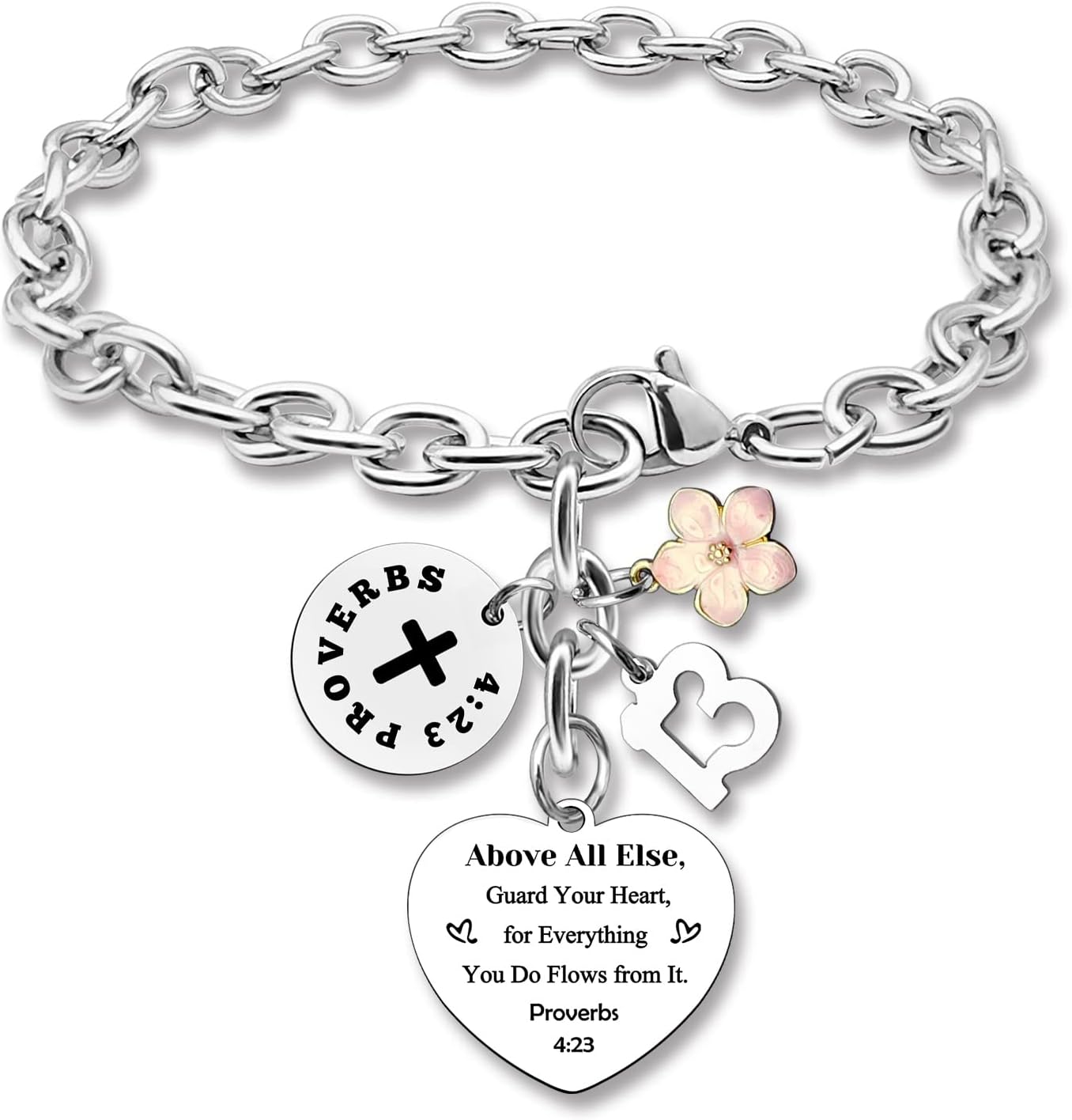 DlaeKua Birthday Gifts for Girls Bracelet Birthday Charm Bracelets Stainless Steel Bracelet Gift for Women Girls 13 15 16 18 21 Year Old Daughter Granddaughter Birthday Present