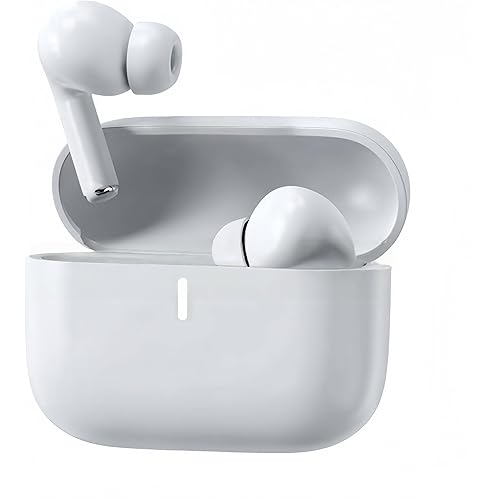 Wireless Earbuds Pro（2nd generation）,Touch Control, Active Noise Cancellation Bluetooth in-Ear Headphones,High-Fidelity Sound ,40H Playtime, for iPhone Android Wireless Bluetooth Headphones White
