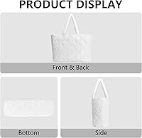 Vista 5 de Bolsa grande acolchada para mujer, bolsa acolchada y acolchada