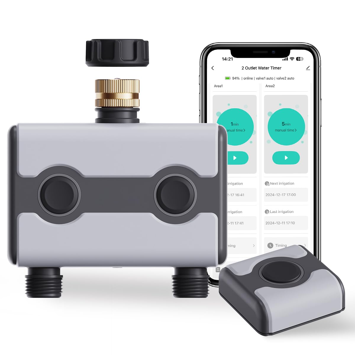 Arroseur automatique WiFi double zone pour ne plus gaspiller l'eau du jardin