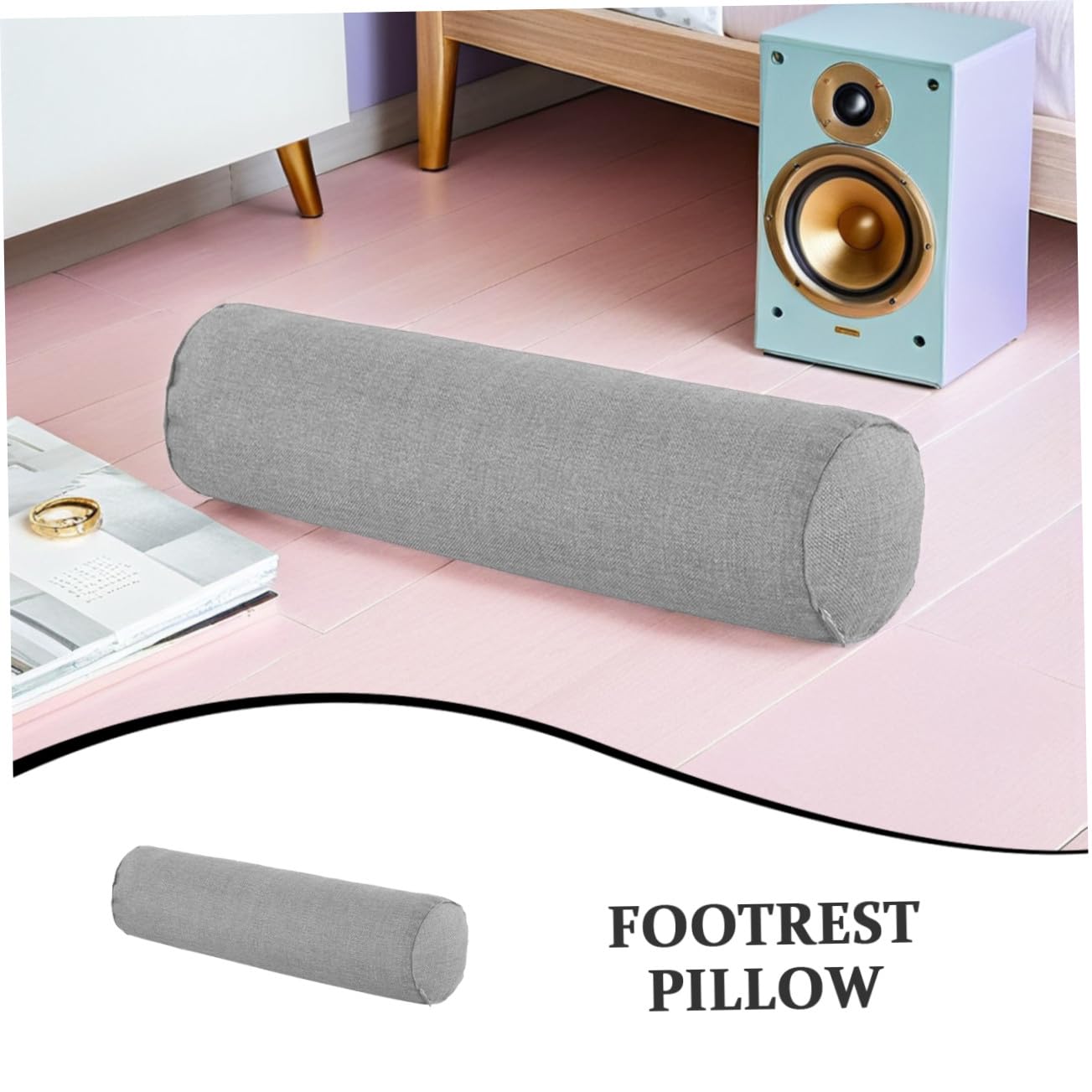 Gadpiparty Almohada de Masaje para Pies Almohada Cómoda de Apoyo para Reposapiés para Masajes y Relajación el Hogar o Spa para Piernas