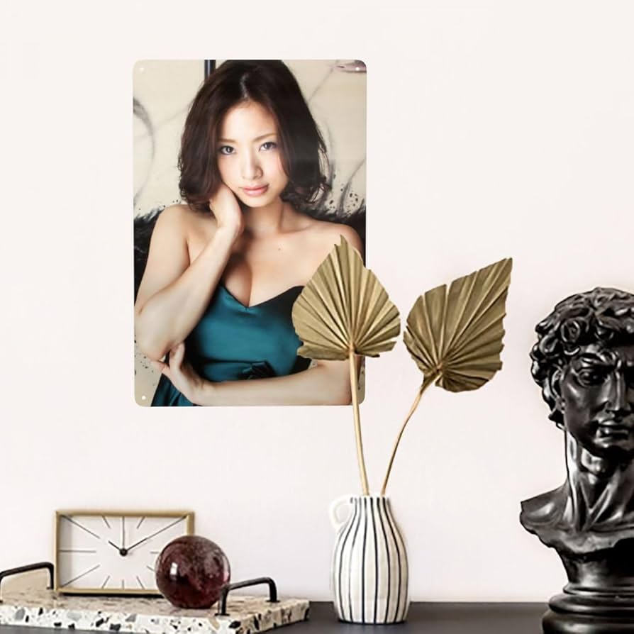 Amazon.co.jp: 上戸彩 ブリキの絵 ブリキ看板 金属ポスター 装飾