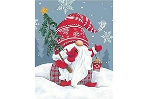 Christmas Gnomes Cross-Stitch Kits for Christmas Wall Art