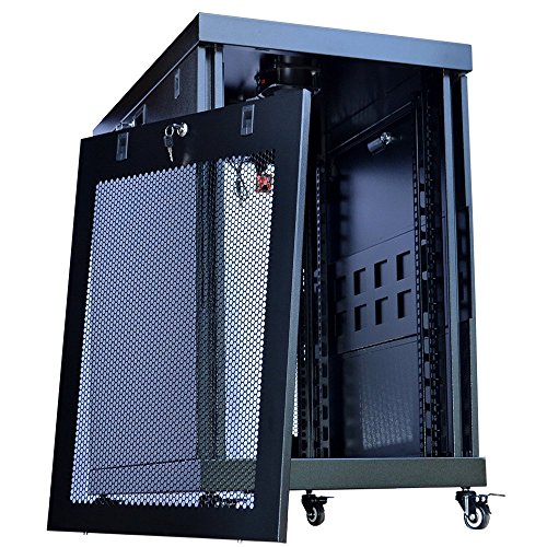 18U 24" Deep Premium Best Wall/Floor Standing Rack Server Data Cabinet #TOP4