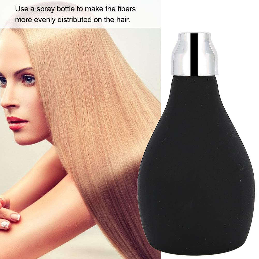 Fibre per la costruzione dei capelli con pompa lo spruzzo della polvere - Pompetta borotalco professionale l'ispessimento capelli, polveri avanzata applicazione omogenea, ideale radi e sottili, pompe
