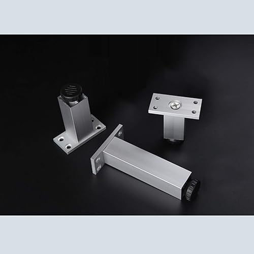 Miniatura 6 de Silente antideslizante ajustable cama cama cama refuerzo lateral de aleación de aluminio patas de cama, muebles cuarto de baño, patas de sofá de