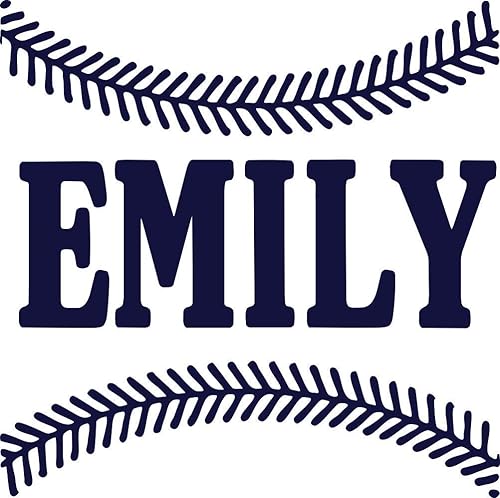 Baseball/Softball Name Decal for Yeti Tumblers, Car Windows, Laptops, Etc. SBLBBL01