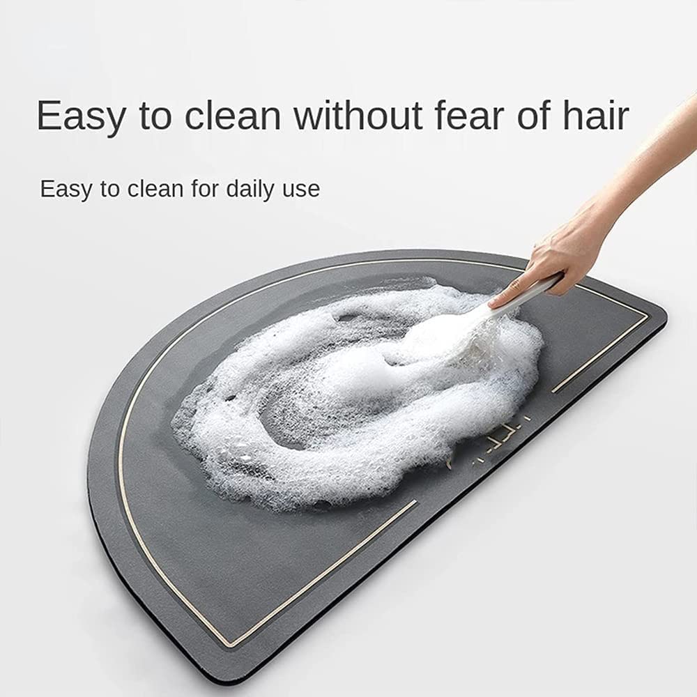 ZLZNX Tappeto Bagno Antiscivolo Tappetino Assorbente Super Morbido con Memory Foam, Utilizzabile in Bagno, Cucina e Camera Letto,1,50x80cm