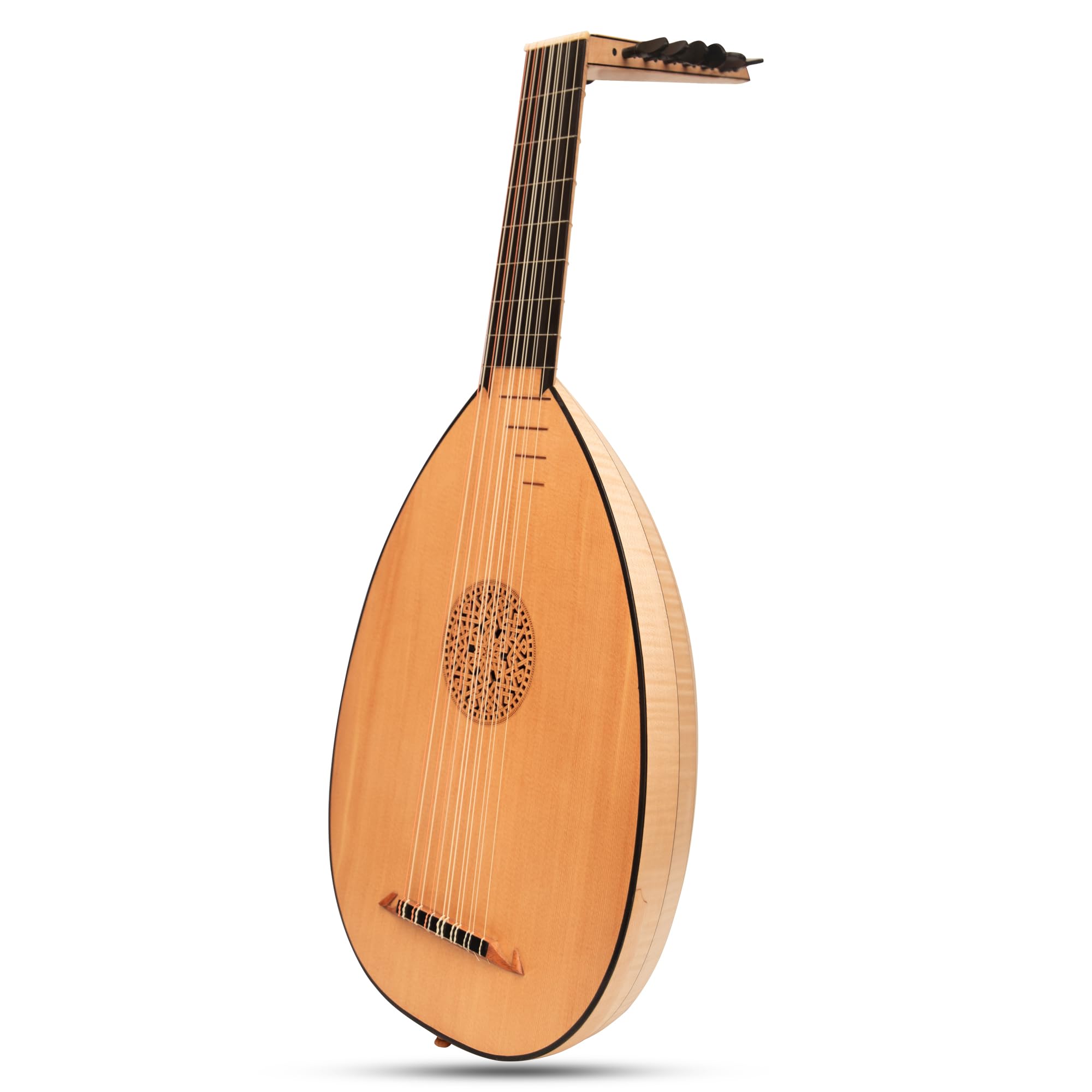 Renaissance Lute, 7 Gänge, Flammenahorn