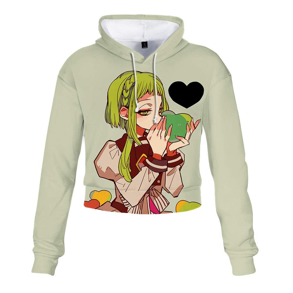Men's/Women's Hoodie Toilet Bound Hanako kun Pullover 3D Digital Printing Loose Fashion Girl Sweatshirt Umbilical Sweater Spring/Autumn s-XXXL