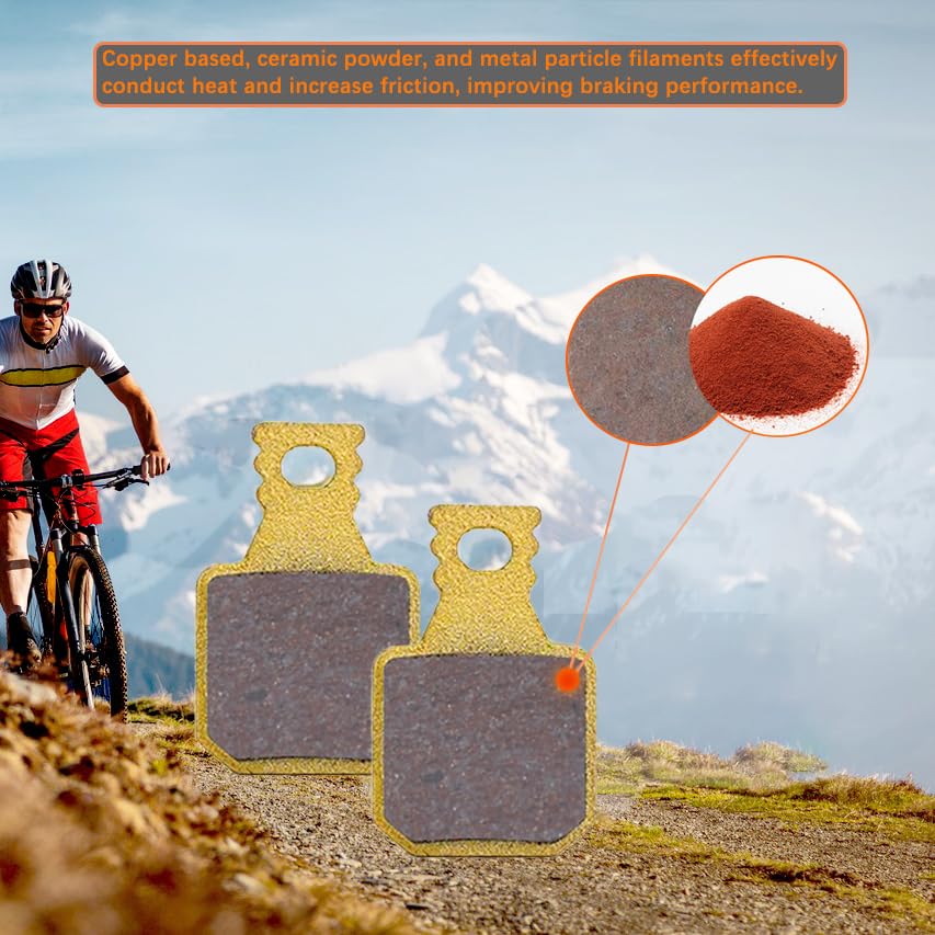 Pastiglie freno metalliche sinterizzate a disco per bicicletta per MT7 anche per MT5  18