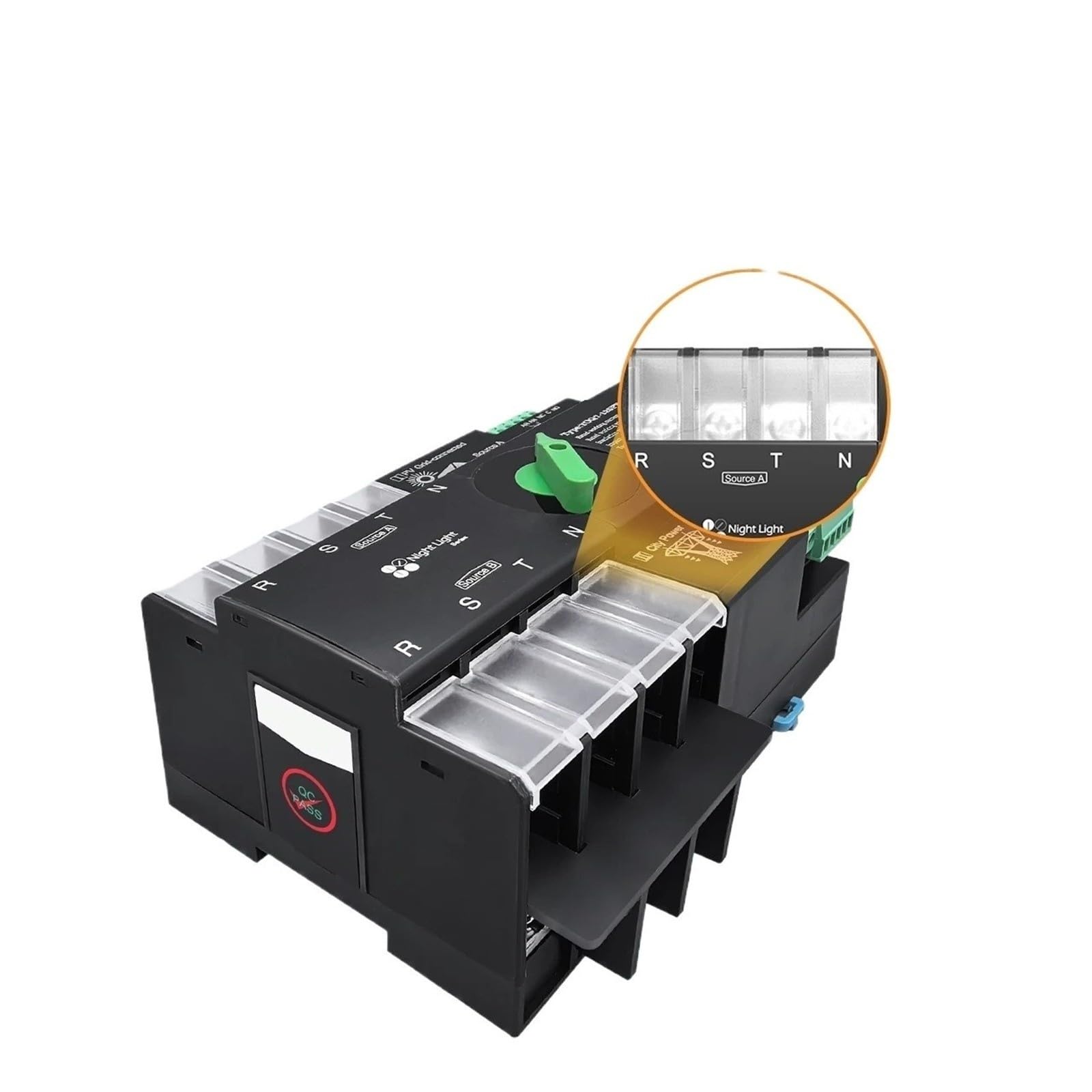 Din Rail ATS TOQ7, 4P 63A/100A/125A 230V