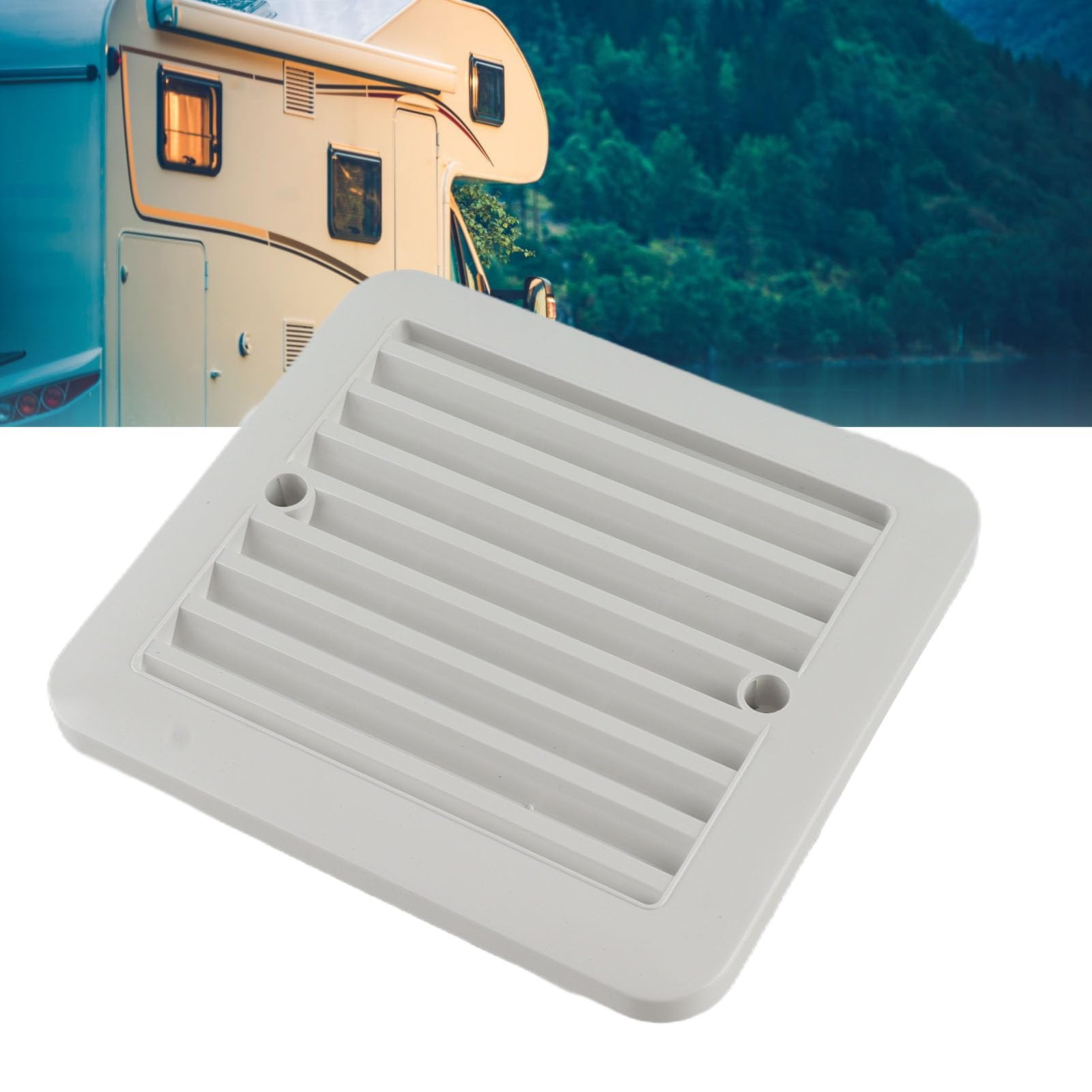Résistant à L'eau RV Side Vent Grille-Sortie D'échange D'air Polyvalent pour Camping-car, Remorque, Bateau, Yacht