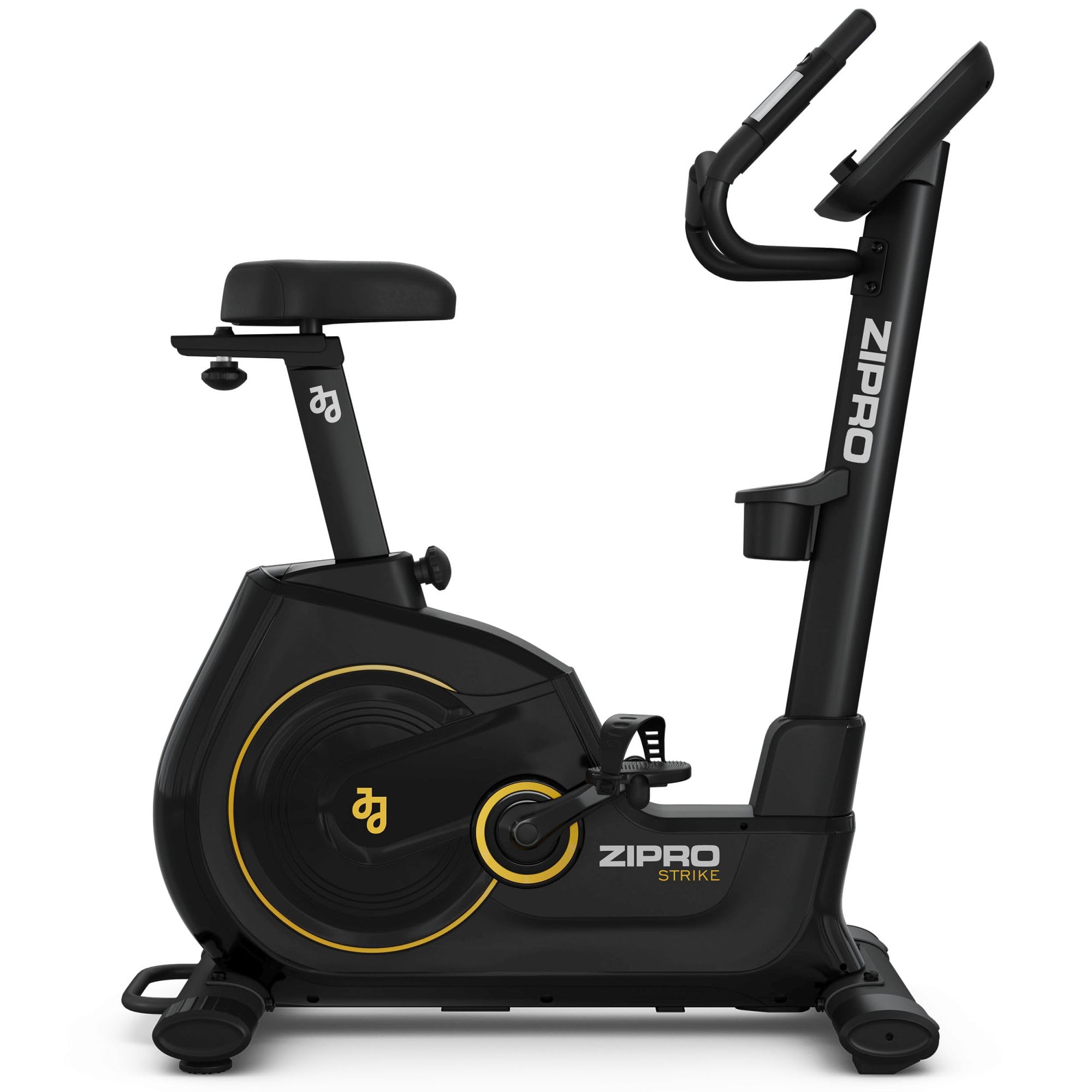 Zipro Rower treningowy Strike Gold, ergometr do fitnessu, magnetyczny trener rowerowy, ergometr do 150 kg, rower do użytku wewnętrznego, rower treningowy do domu, ergometr rowerowy, przewodowy