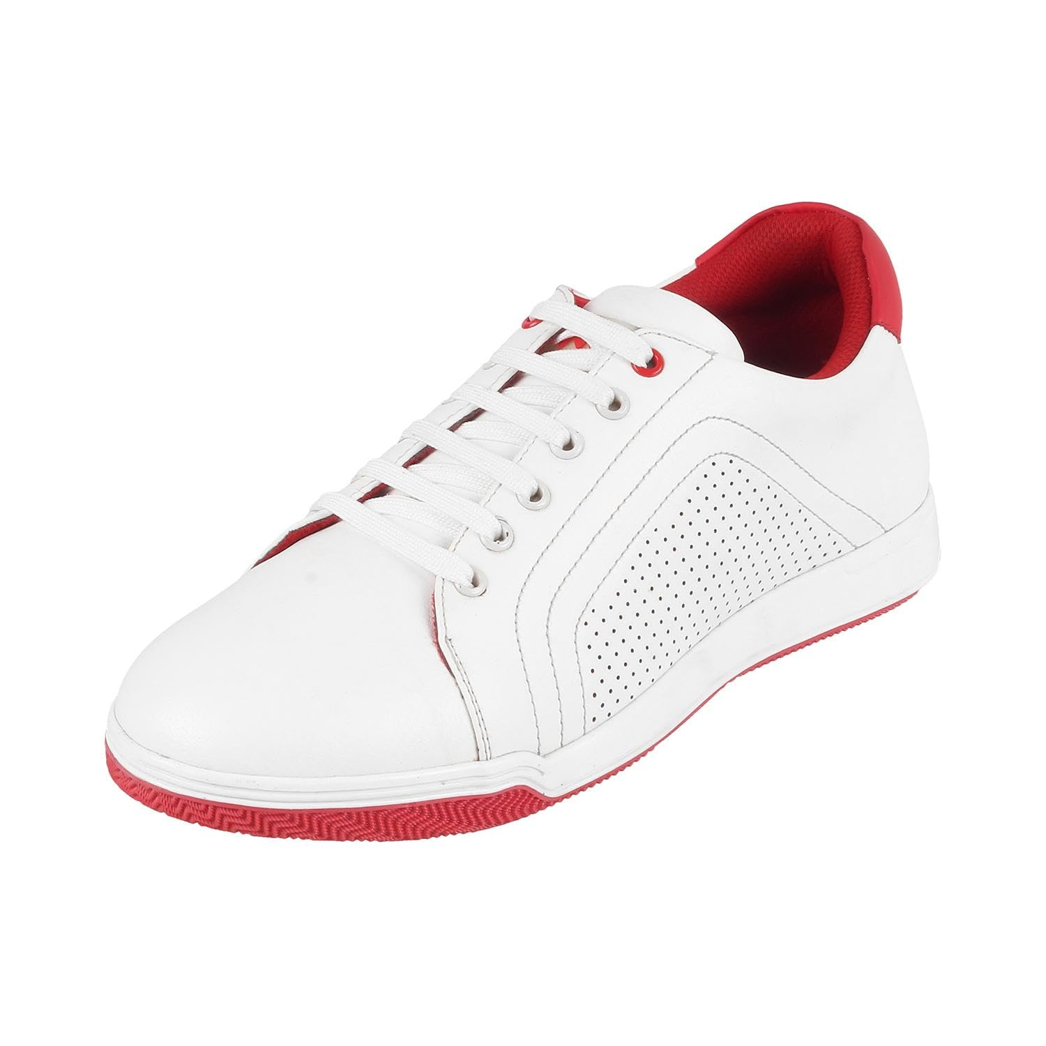 Metro Men White/Red Synthetic Leather Sneaker UK/6 EU/40 (71-127) (B0CQHDQ8SD) Amazon Price History, Amazon Price Tracker