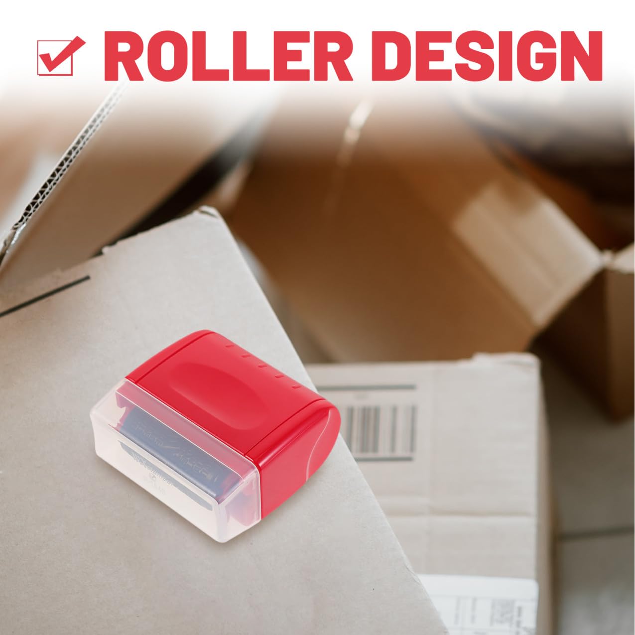 SHINEOFI 5piezas Sello De Privacidad Multifuncional Roller Sello De Protección De Identidad Compacto Para Documentos Personales y Facturas