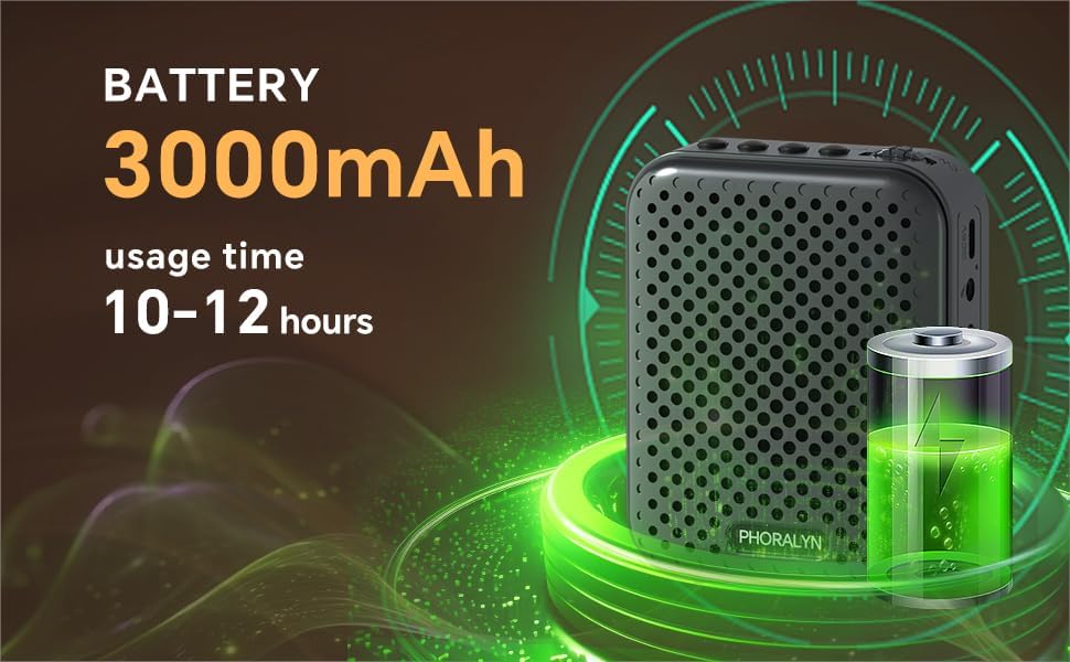 Miniatura 4 de Amplificador de voz para profesores con 2 micrófonos, amplificador de voz portátil con micrófono para auriculares, mini amplificador de voz personal