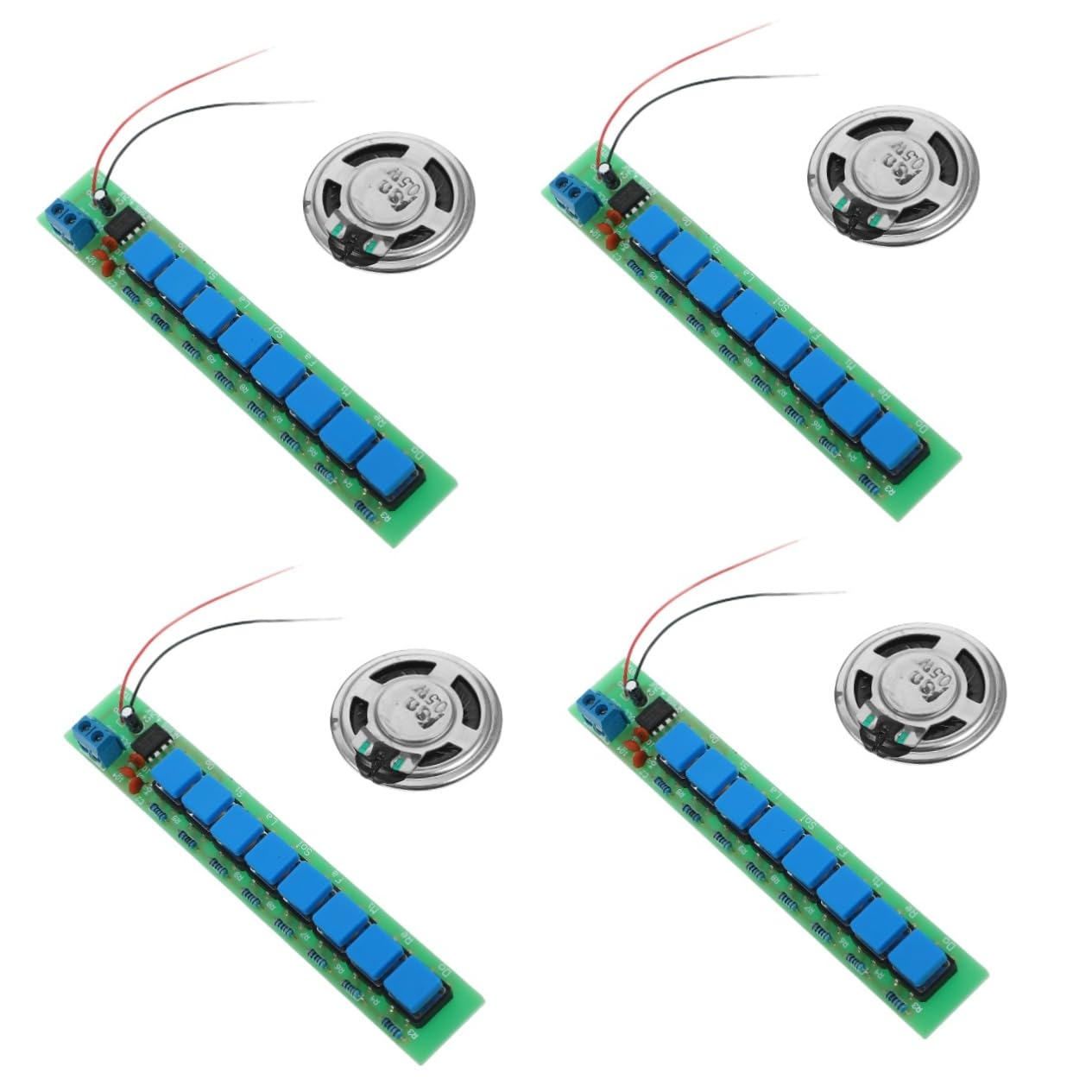 KONTONTY 4 Sets Welding Kit Electric Organ Ne555 Soldering Musical Instrument Electronic Organ Soldering DIY Solder Project Electronic Organ DIY Soldering DIY Making Instrument DIY Plastic